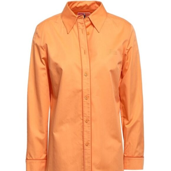 Emilio Pucci | Embroidered-Trim Piped Button Shirt Blouse - Picture 1 of 11